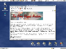 Screenshot of Atlantis rendering a web page.