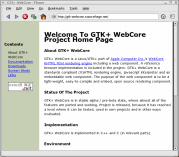 Screenshot of http://gtk-webcore.sourceforge.net/